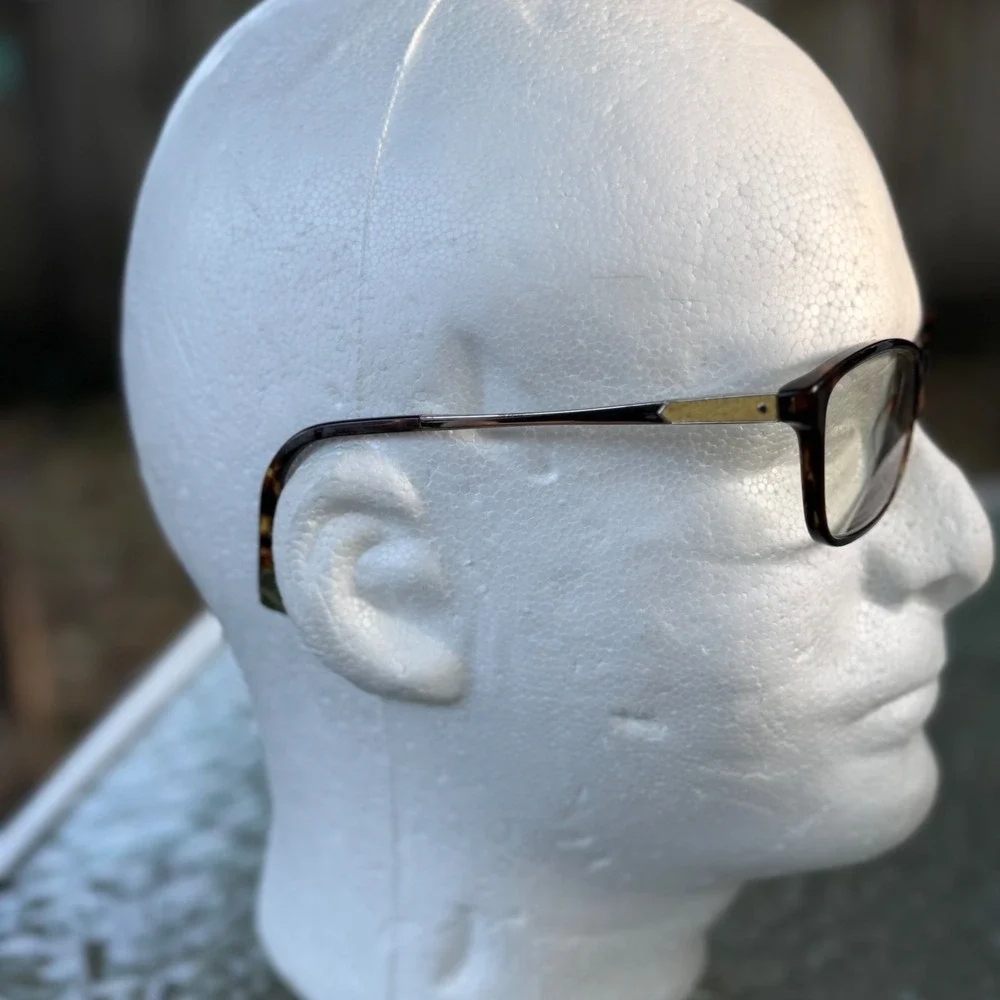 Furla Zizi VU4950KN Tortoise Shell Eyeglasses Frames Yellow Accent Chic Boho